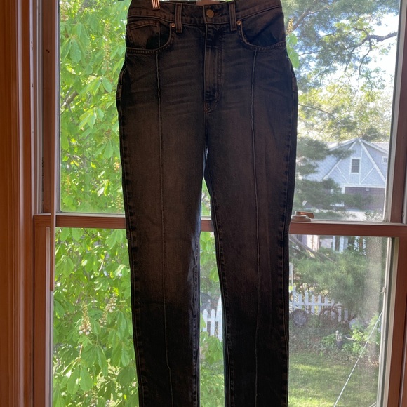 Two tone blue and light wash denim. - Picture 4 of 5